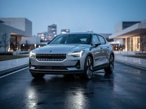 Luksusowy Bentley Bentayga zaparkowany na mokrym asfalcie o zmierzchu, podkreślający elegancję i nowoczesny design pojazdu.